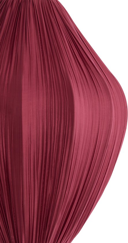 Light & Living - suspension - Verita - rouge - tissu - Ø 47 cm - E27 - 2993617