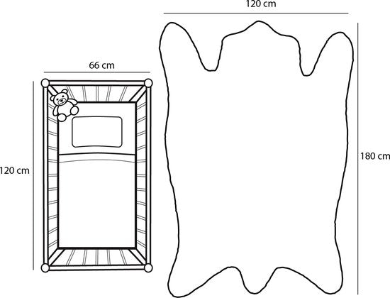 Tapis Chambre d'enfant - Tapis Jungle - Tigre - 180 x 120 cm - Jaune