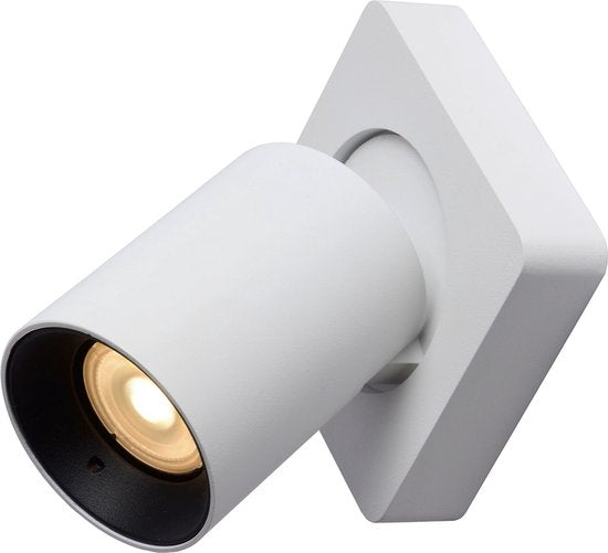 Lucide NIGEL - Spot de plafond (lampe de plafond) - LED à intensité variable et couleur de lumière variable - GU10 - 1x5 W 2200 K/3000 K - Blanc