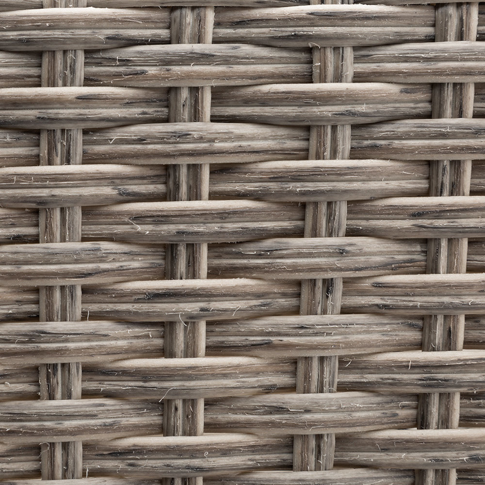 Casaria Boîte à fleurs en polyrotin - 2 pièces, supports de suspension inclus - Beige