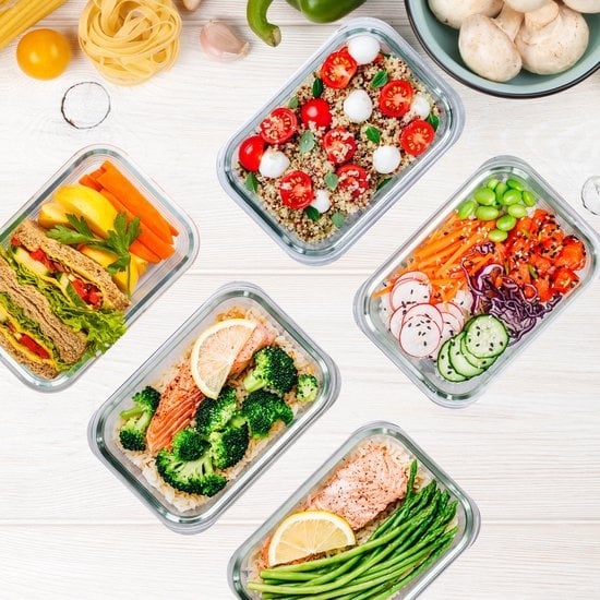 KitchenBrothers Meal Prep Trays - Set de plateaux fraîcheur - hermétique - sans BPA - 1L - verre - 10 pièces
