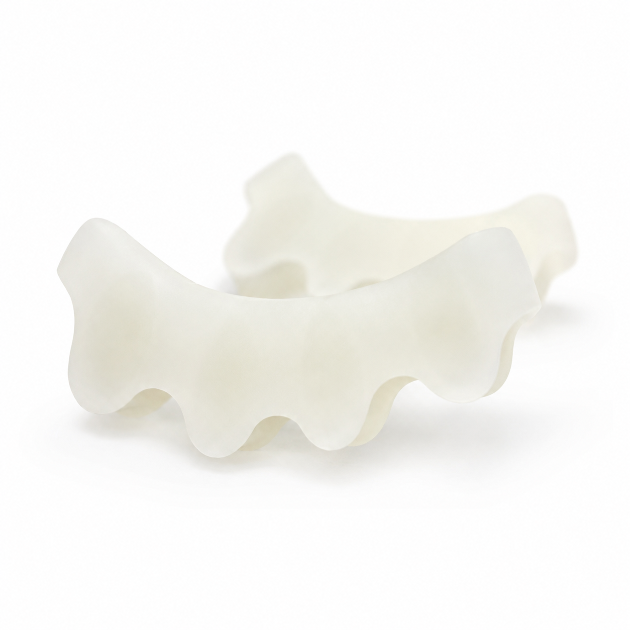 Écarteurs d'orteils en silicone 2 paires - Protection et soutien des orteils en cas d'hallux valgus