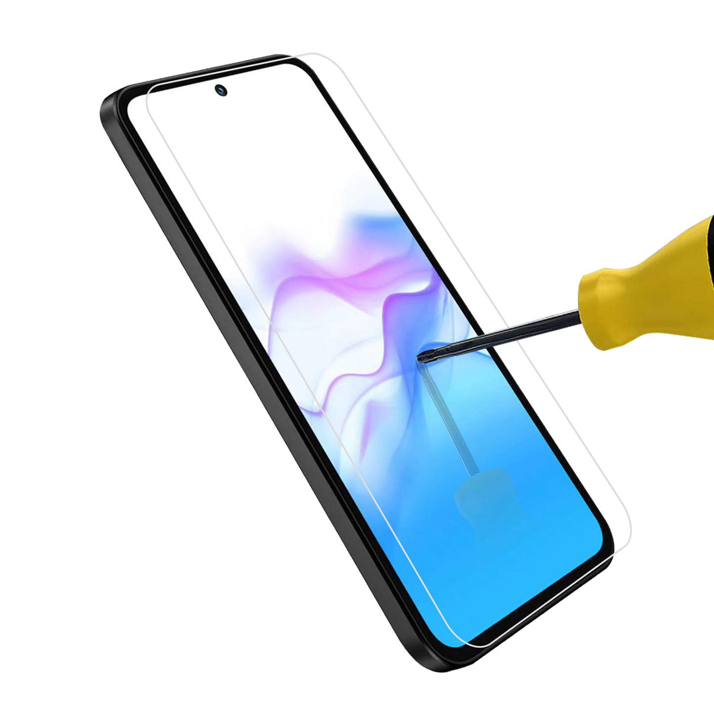BeHello Protecteur d'écran Google Pixel 9 / Pixel 9 Pro - Verre à haute résistance aux chocs - Transparent
