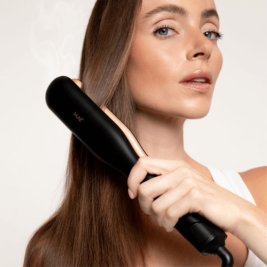 MAE® Steam Straight - Lisseur à vapeur - Lisseur à vapeur professionnel - noir