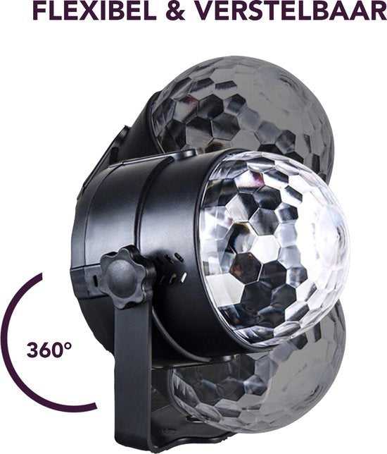 Achaté Lampe disco avec télécommande - Party Lights - Disco Ball - Discoverlichting - Disco Lamp