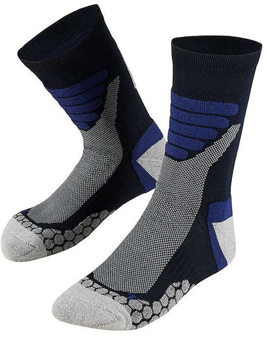 Lot de 2 paires de chaussettes de randonnée Xtreme - Chaussettes unisexes en matière synthétique - Multi Blue
