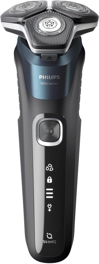 Philips Shaver Series 5000 - Rasoir électrique - Rasage sur peau sèche ou humide - Technologie SkinIQ - S5889/11