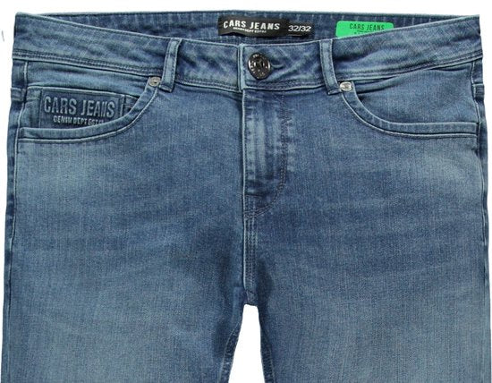 Cars Jeans pour homme DOUGLAS DENIM, coupe régulière, STONE USED - Taille 36/32