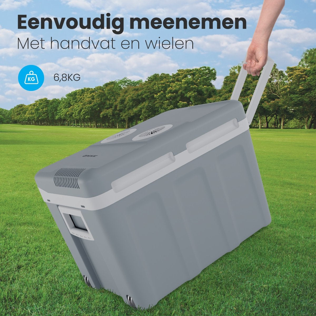 Auronic Electric Coolbox - Coolbox - 40L - 12V et 240V - Gris