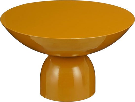 Mica Decorations Table d'appoint Celise - H28 x Ø47 cm - Métal - Brun