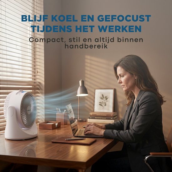 Mini climatiseur – Climatiseur personnel avec bac à glace – Ventilateur et humidificateur portable – Rechargeable – 3 vitesses – LED 7 couleurs – Silencieux