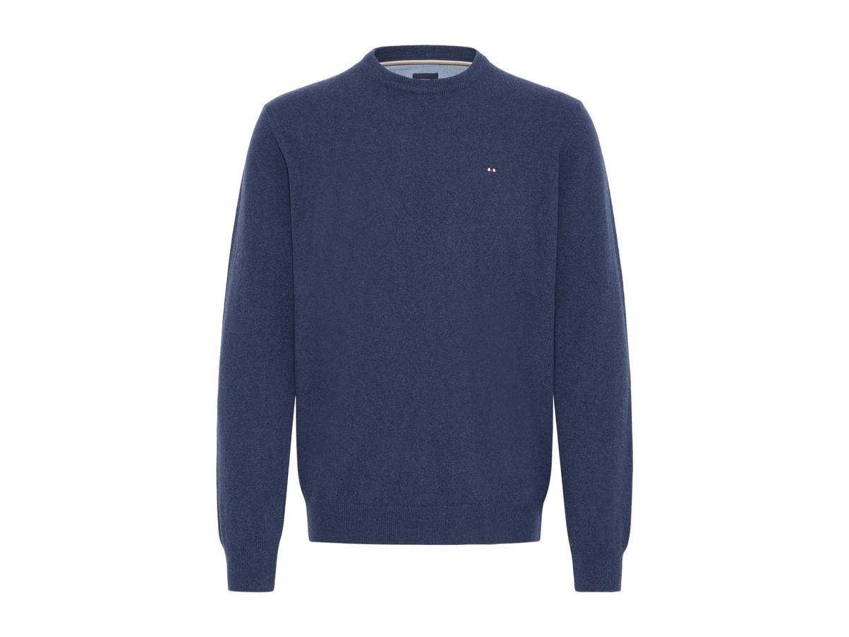 Fq1924 Fqhamilton Knitted Sweater Hommes XL Dark Denim Melange