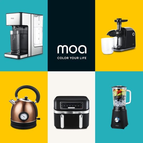 MOA Retro Kettle Copper 1.8 litres - Électrique - acier inoxydable - EK3TC