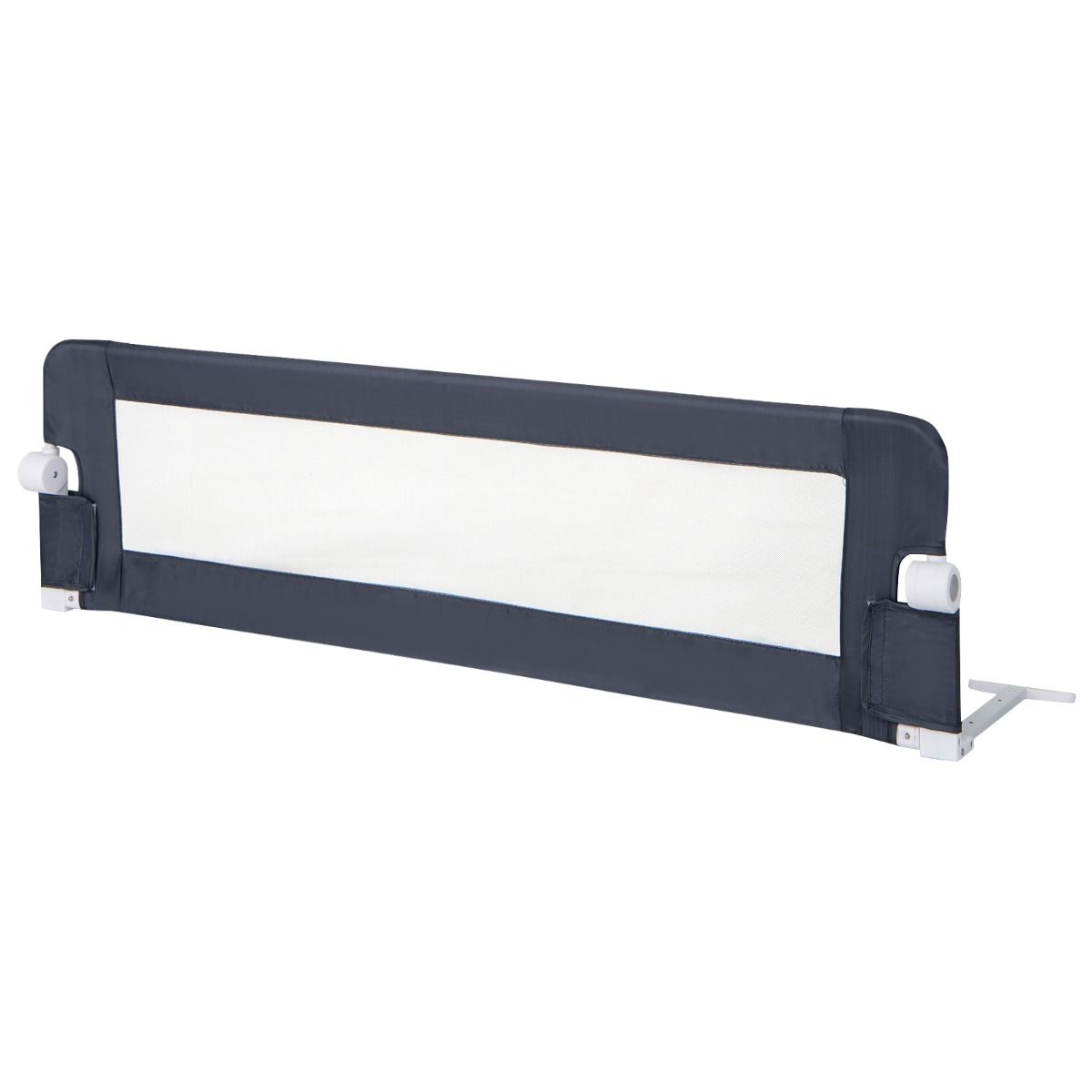 Barrière de sécurité pour lit d'enfant Coast - 150 x 40 x 42 cm - Gris