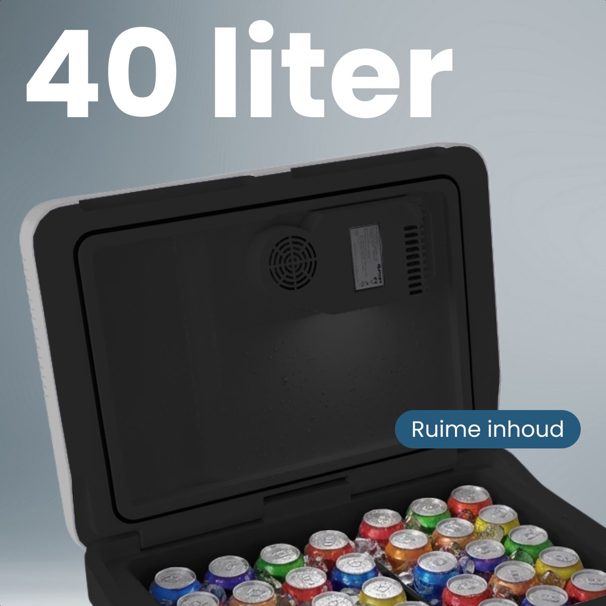 Glacière électrique Auronic - 40L - réfrigération et chauffage - 12V/230V - portable