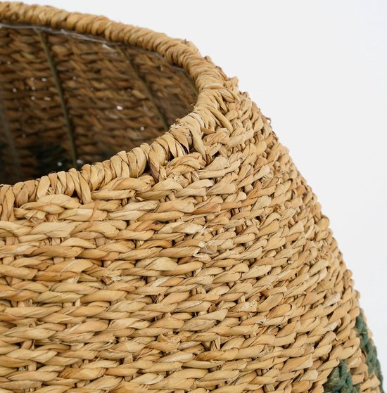 Mica Decorations Panier Billy pour plantes - H52 x Ø47 cm - Seagrass - Vert