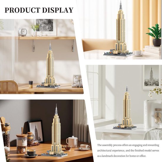Jeux de construction Wange - Maquette de l'Empire State Building - 5212