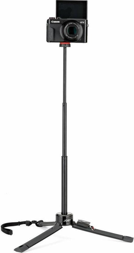 JOBY GripTight PRO TelePod – Trépied pour smartphones et GoPro – Hauteur de travail : 20,8 - 63,5 cm – Noir