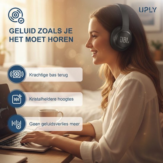 Jeu de coussinets pour casque JBL - Compatible avec Tune 770NC/770/760NC/T760NC/750BTNC/760BTNC/720BT/720/710BT/700BT/700BTNC/750BTNC