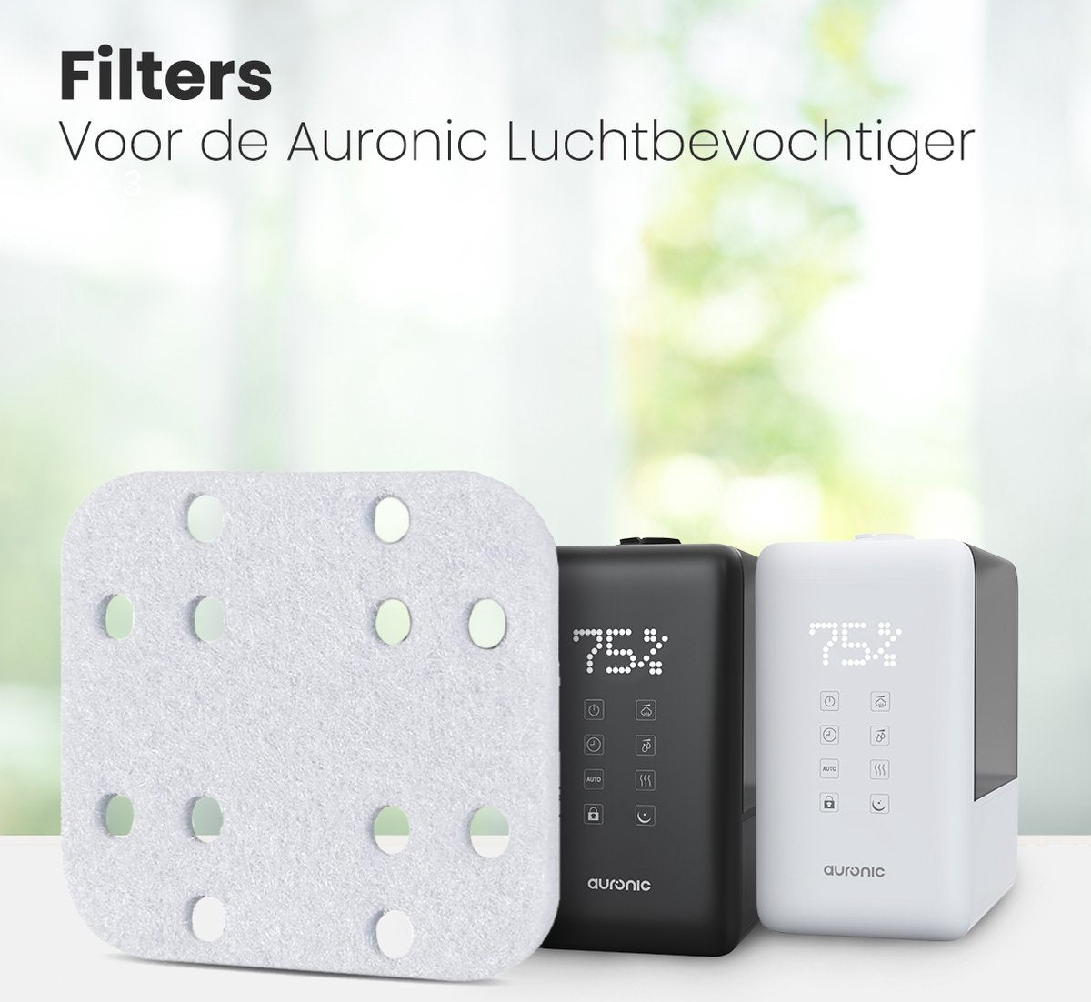 Filtres pour humidificateurs Auronic - 10 pièces - pour humidificateurs AU3156 et AU3157