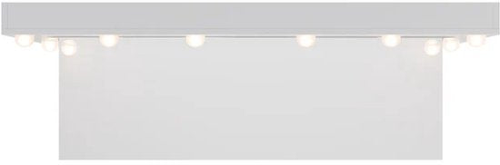 Lilia dressing table / Table de maquillage - Incl. LED et tiroirs - Blanc