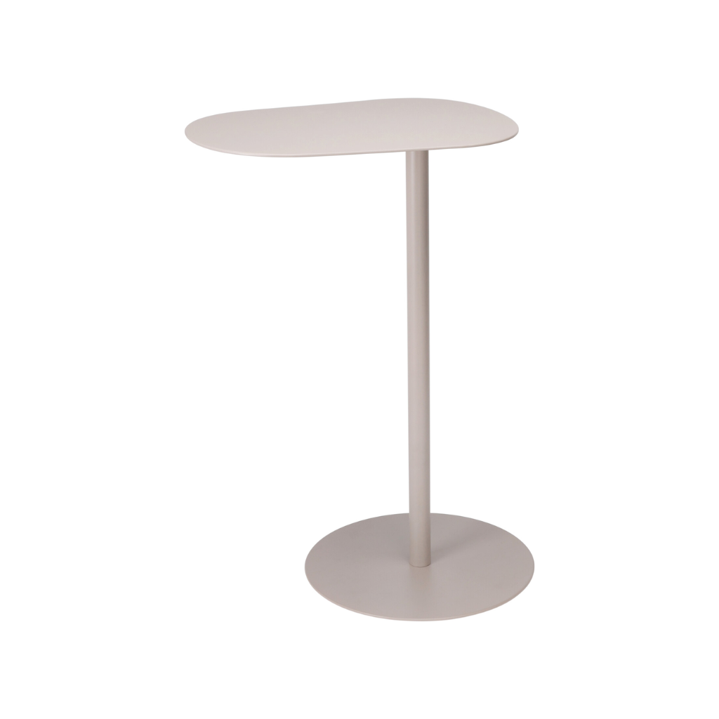 Table d'appoint Bosrand « Organique » - Sable - 35 x 53 cm
