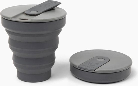 HUNU Cup - gobelet de voyage pliable en silicone - 235 ml - sans BPA - étanche