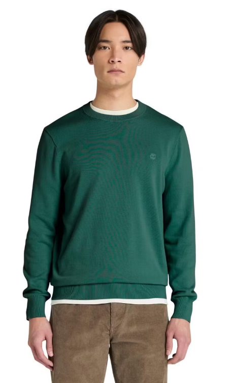 Pull Timberland John à col rond - Hommes - Vert - Taille XL