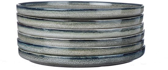 assiette ZEN Ø22cm - 6 pièces - Naturel