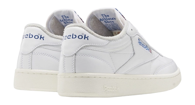 Baskets Reebok Club C 85 pour hommes - Taille 39 - Blanc/Craie/Bleu cinétique