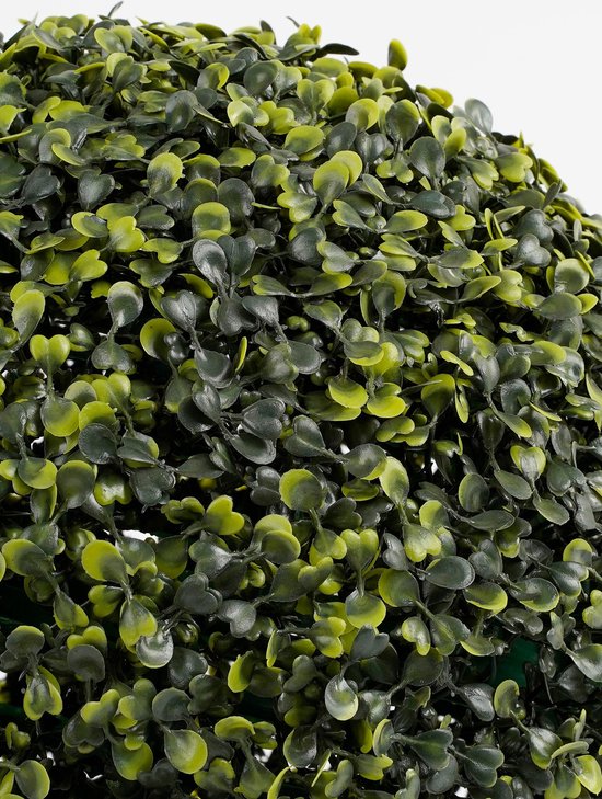 Mica Decorations Buis Bulbe Plante Artificielle à Suspendre pour l'Extérieur - Ø28 cm - Vert