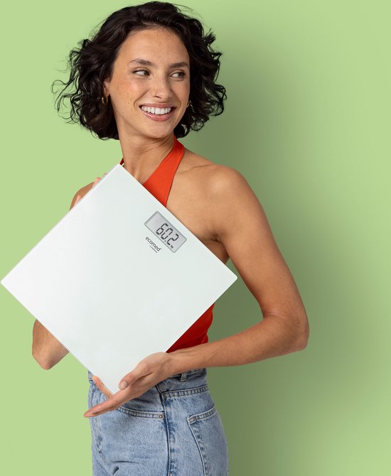 ecomed by Medisana PS-72E V2 Pèse-personne numérique Capacité maximale : 150 kg Blanc