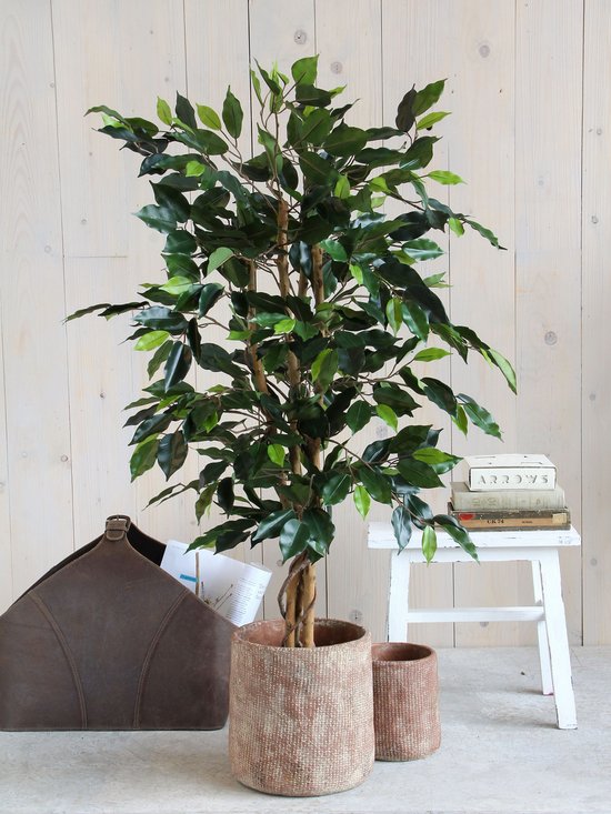 Mica Decorations Plante Artificielle Ficus - H110 x Ø65 cm - Vert