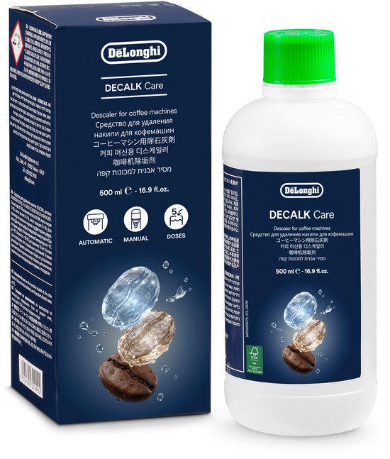 De'Longhi Decalk Care DLSC500 - 500 ml - Détartrant universel