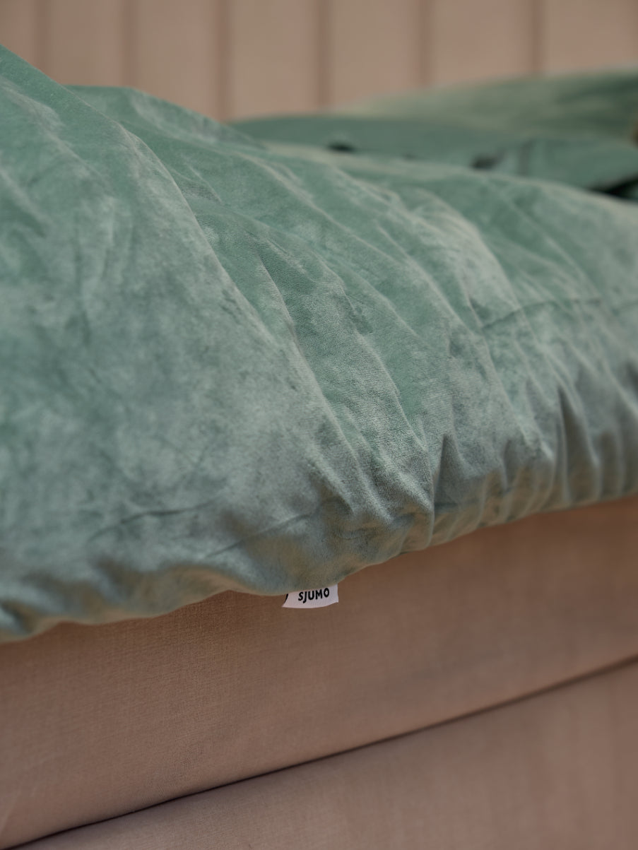 Sjumo housse de couette Silky Smooth - 200 x 220 cm - Forest Green - 2 taies d'oreiller