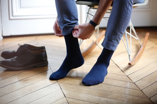 Bamboo Elements - Chaussettes en bambou pour hommes - Chaussettes pour femmes - 12 paires - 39-42 - Mode - Chaussettes longues - Chaussettes pour hommes - Chaussettes pour femmes - Anti-transpiration - Durables
