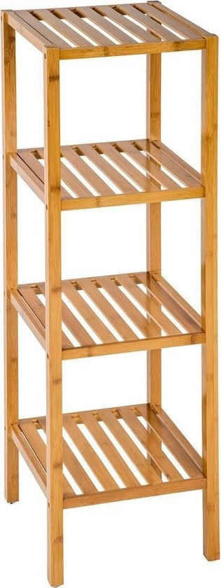 tectake - Etagère de salle de bain en bois 4 étagères en bambou - art. no. 401647