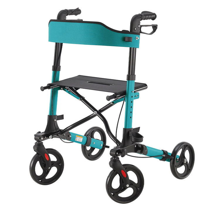 Rollator Vital en aluminium avec siège - Léger et pliable