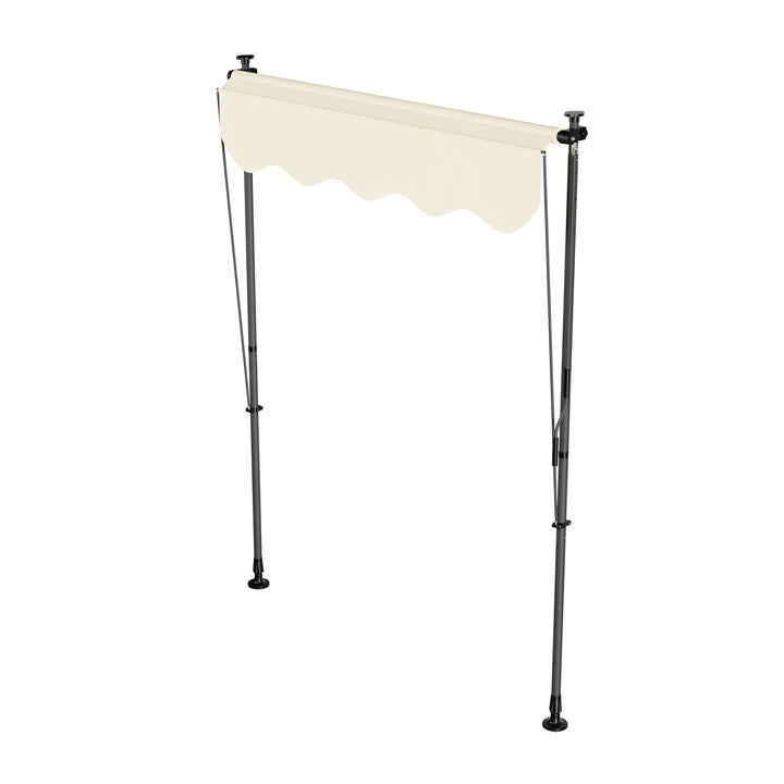 Juskys Pare-soleil - 150 x 120 cm - Déperlant et résistant aux UV - Beige