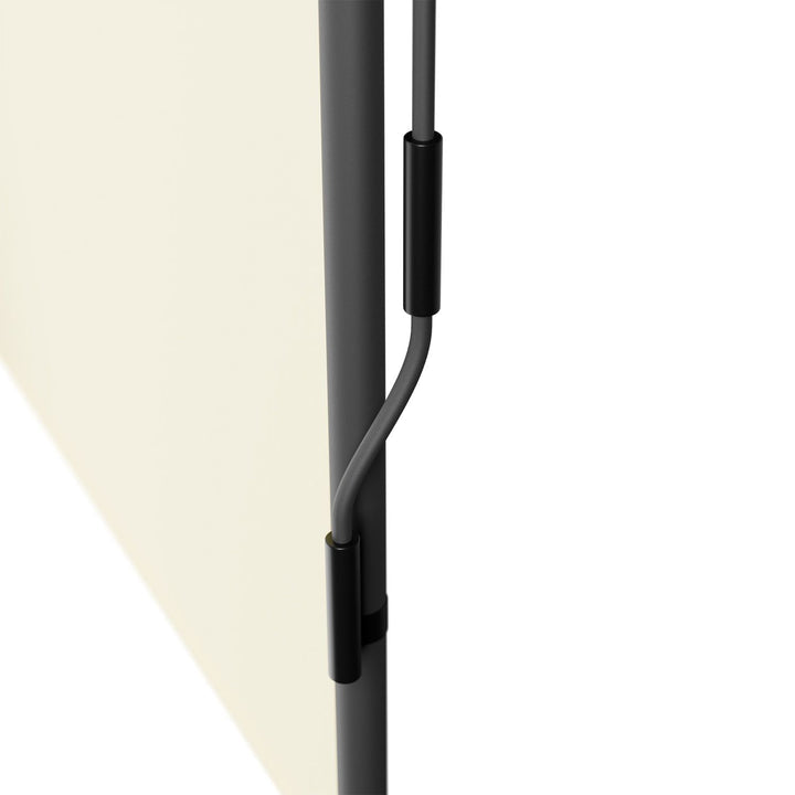 Juskys Vertical Balcony Screen 120x310 cm - Beige - Protection solaire et visuelle hydrofuge et réglable en hauteur