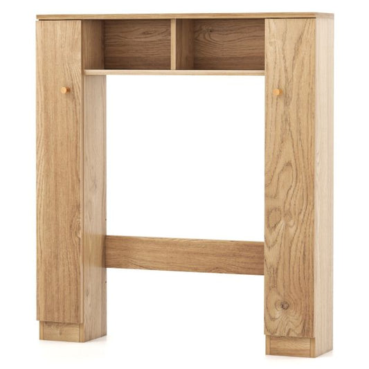 Armoire de toilette - Cost - avec double porte - 87,5x18x98 cm - Bois - Marron