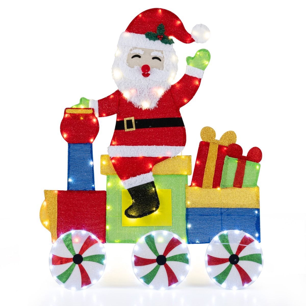 Coast Christmas Decoration with LED Christmas Train Multicoloured - 96 x 34 x 120 cm - With Ground Pins