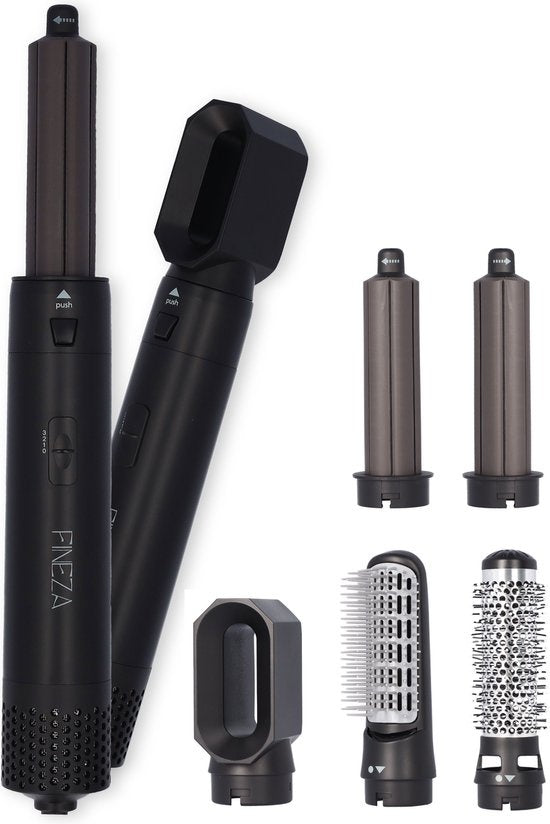 Brosse à air chaud - Fineza - Brushing/Boucleur - Airwrap - Noir