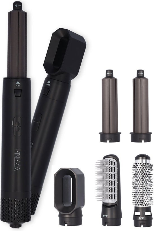 Brosse à air chaud - Fineza - Brushing/Boucleur - Airwrap - Noir