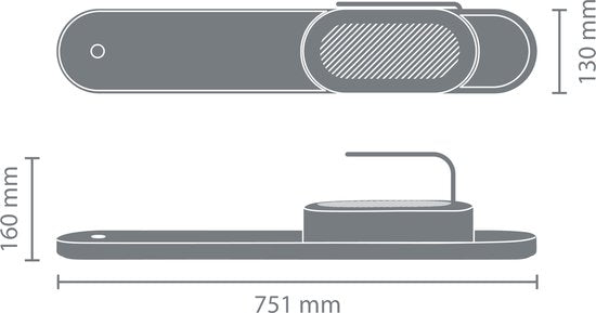 Ensemble de rangement pour évier Brabantia SinkStyle - Mineral Infinite Grey