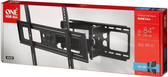 Support mural One For All WM4661 Vesa 600 - orientable (120°)