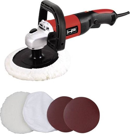 Polisseuse angulaire Carpoint  - 230V 1200W - Rouge et Noir