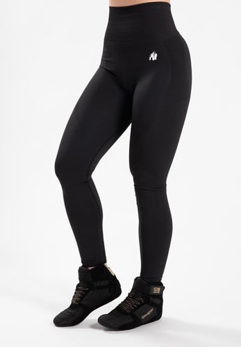 Gorilla Wear Olivia Leggings sans couture - Noir - XS/S