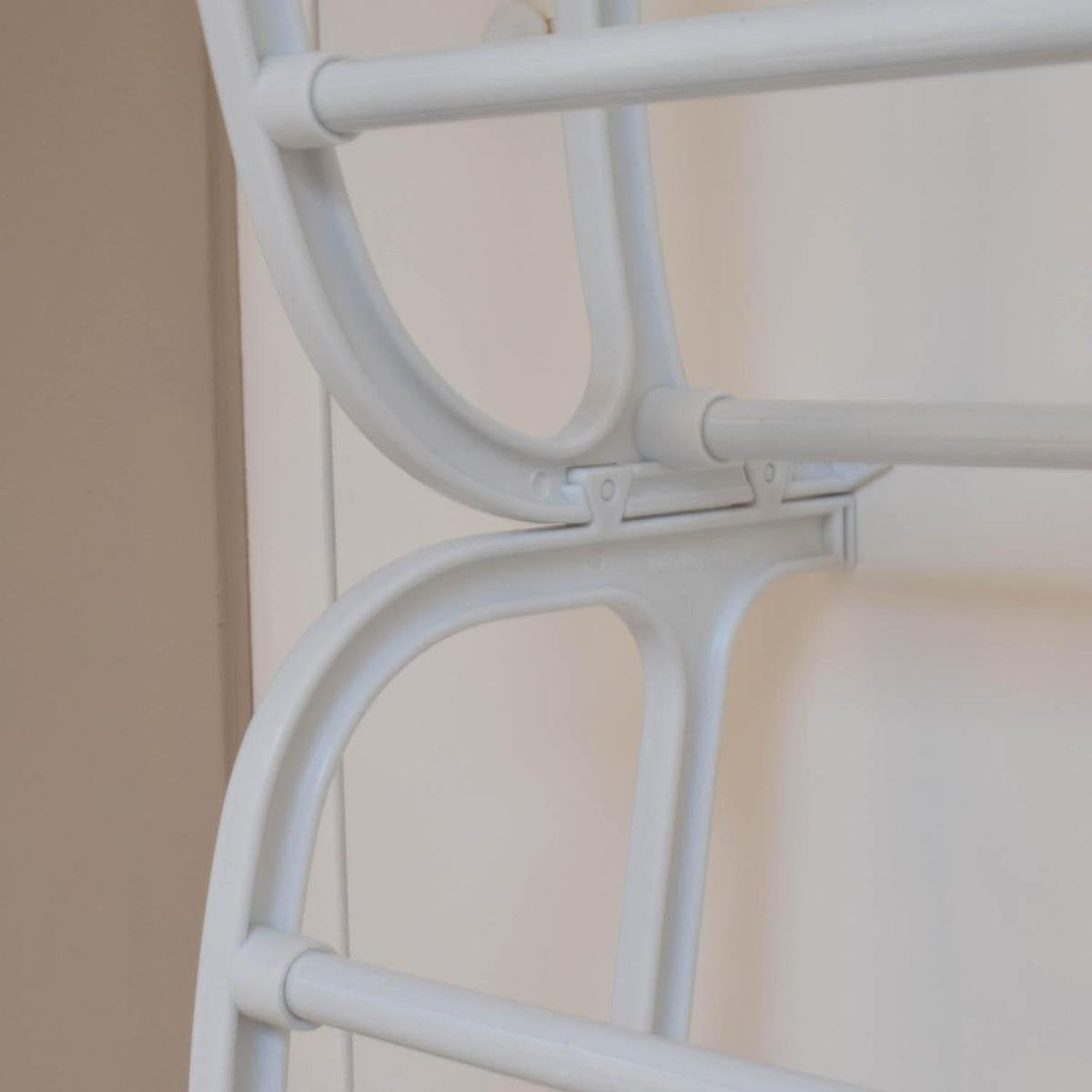 Organiseur à Chaussures Suspendu pour Porte – Extensible 182 cm, Gain de Place – Blanc | O'DADDY®