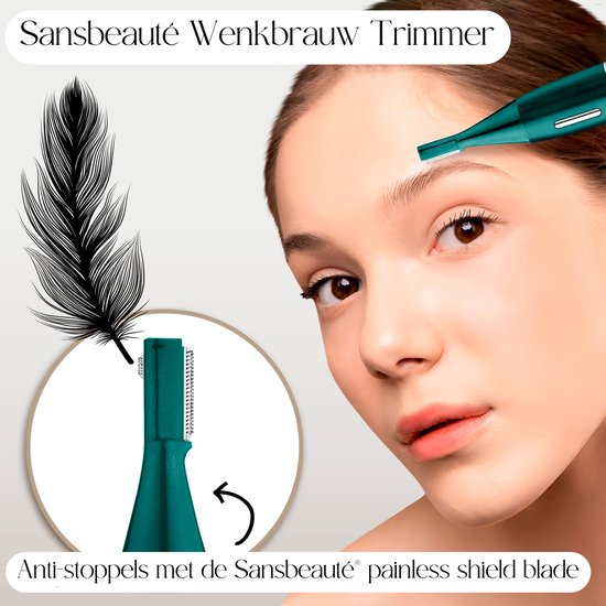 Tondeuse bikini 6 en 1 - Sansbeauté® - Visage - Aisselles - Jambes - Maillot - Tondeuse à sourcils - Epilation visage femmes - Zone intime - Ladyshaves Bikini - Epilateur électrique